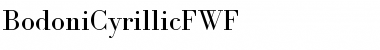 BodoniCyrillicFWF Regular Font