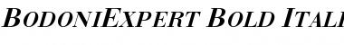 BodoniExpert Bold-Italic Font