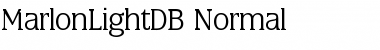 Download MarlonLightDB Font Download MarlonLightDB Font