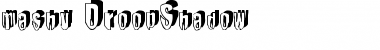 mashy DroopShadow Font