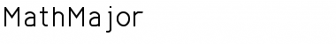 Download MathMajor Font Download MathMajor Font