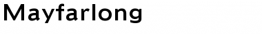 Mayfarlong Regular Font