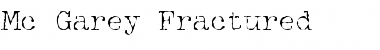 Mc Garey Fractured Font