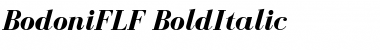 BodoniFLF Bold Italic Font