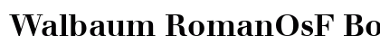 Walbaum RomanOsF Bold preview