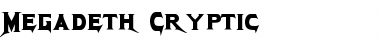 Download Megadeth Font Download Megadeth Font