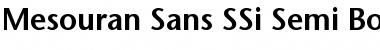 Mesouran Sans SSi Semi Bold Font