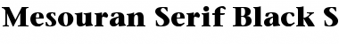 Mesouran Serif Black SSi Bold Font