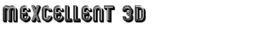 Mexcellent 3D Regular Font