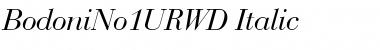 BodoniNo1URWD Italic Font