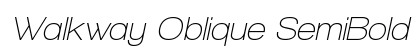 Walkway Oblique SemiBold Regular
