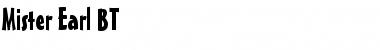 Download MisterEarl BT Font