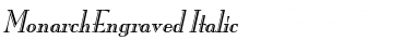 MonarchEngraved Font