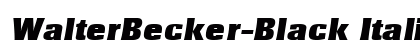 WalterBecker-Black Italic preview