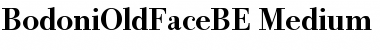 BodoniOldFaceBE-Medium Medium Font