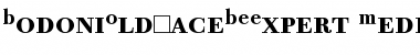 BodoniOldFaceBEExpert-Medium Medium Font