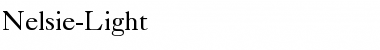 Download Nelsie-Light Font Download Nelsie-Light Font