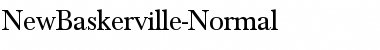 NewBaskerville-Normal Regular Font