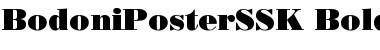 BodoniPosterSSK Bold Font