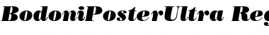 BodoniPosterUltra Font