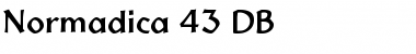 Normadica 43 DB Normal Font