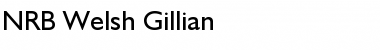 Download NRB Welsh Gillian Font