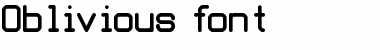 Download Oblivious font Font Download Oblivious font Font
