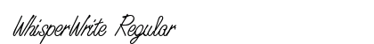 WhisperWrite Regular preview