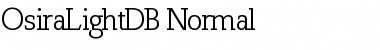 OsiraLightDB Normal Font