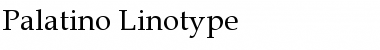 Palatino Linotype Regular Font