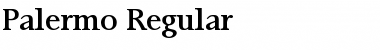 Palermo Regular Font