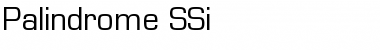 Palindrome SSi Regular Font