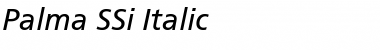 Palma SSi Italic Font