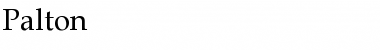 Palton Regular Font Palton Regular Font