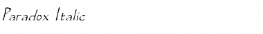 Download Paradox Font Download Paradox Font