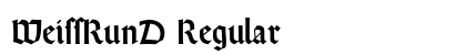 WeissRunD Regular