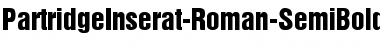 PartridgeInserat-Roman-SemiBold Regular Font