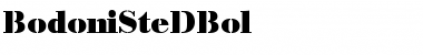 BodoniSteDBol Font