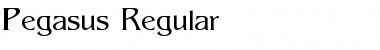 Pegasus Regular Font