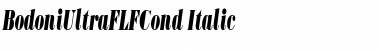 BodoniUltraFLFCond Font