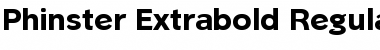 Phinster Extrabold Font