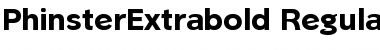 PhinsterExtrabold Font