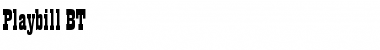 Download Playbill Font