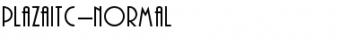 Plaza Regular Font