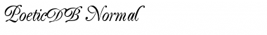 PoeticDB Font