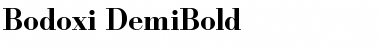 Bodoxi-DemiBold Regular Font