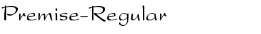 Premise Regular Font