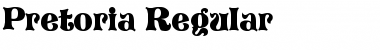 Pretoria Regular Font