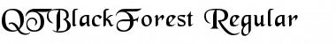 QTBlackForest Regular Font