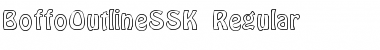 BoffoOutlineSSK Regular Font